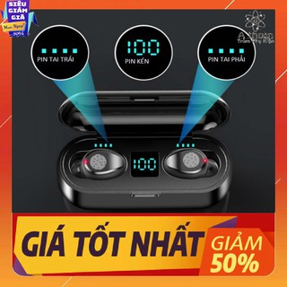 🖤Cao Cấp🖤Tai nghe Amoi F9 cảm ứng tai nghe bluetooth 5.0 Bass nghe cực hay pin trâu bảo hành đổi mới