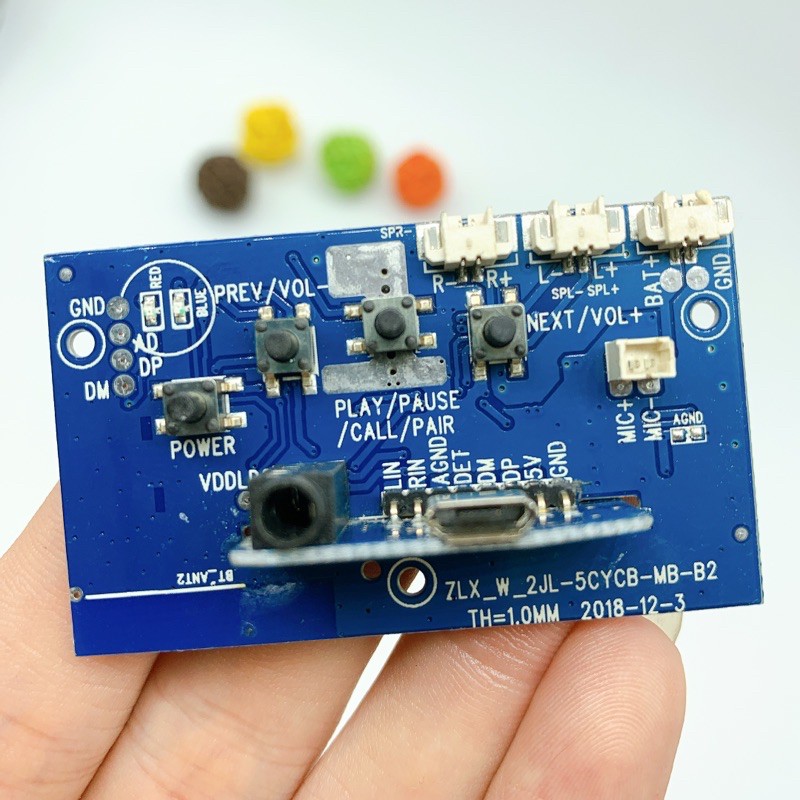 Mạch loa bluetooth 2 kênh x 3w