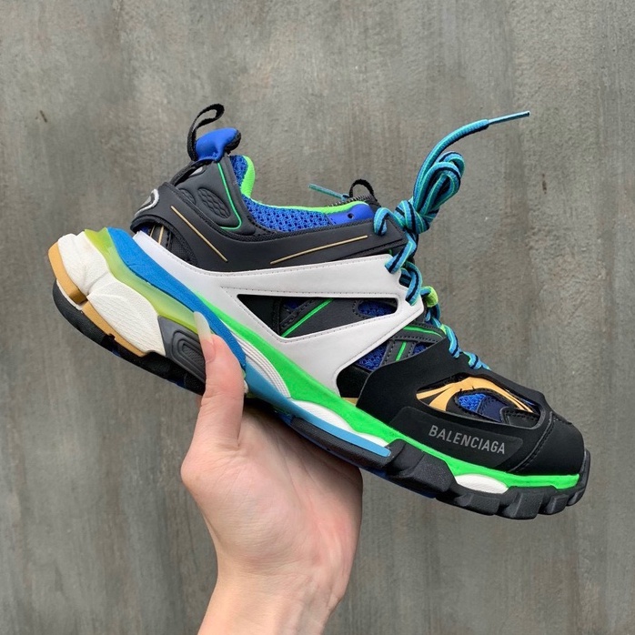 Giày Thể Thao Nam Nữ Sneaker Track 3.0 Màu Xanh Đen