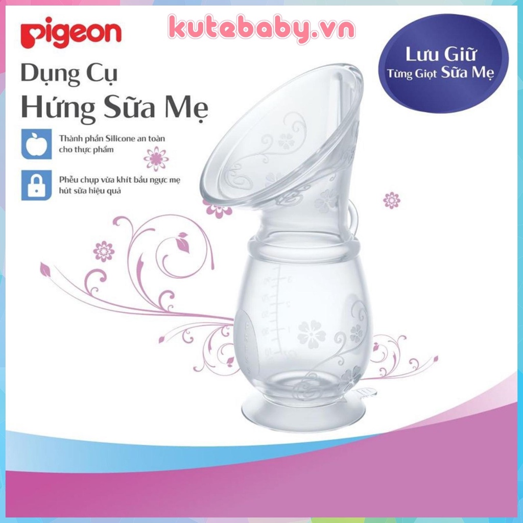 Cốc hứng sữa Pigeon Silicone chính hãng