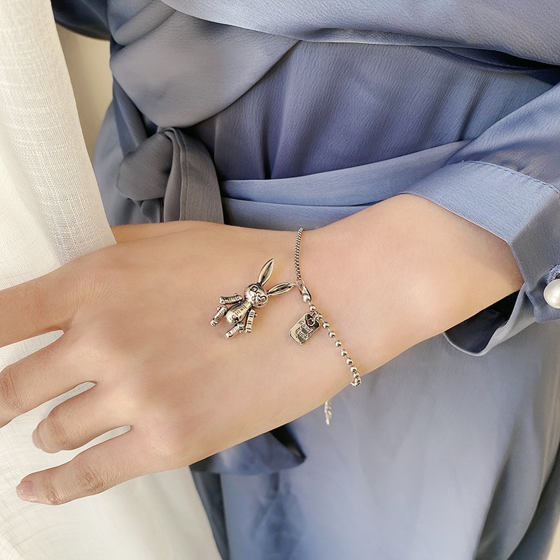 Vòng tay chú thỏ hoạt hình độc đáo, cá tính VT44