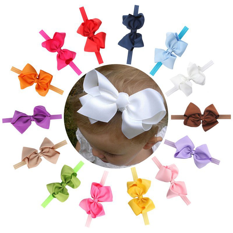 Băng Đô Nơ Cài Tóc Cho Bé Gái