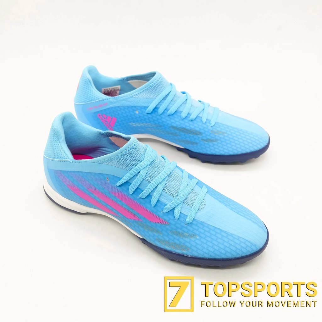 Giày bóng đá Adidas X Speedflow .3 TF - Sky Rush/Team Shock Pink/Cloud White GW7508