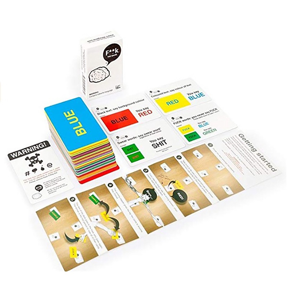 Bộ Bài Board Game  F**k The Game Bảng Tiếng Anh BG18