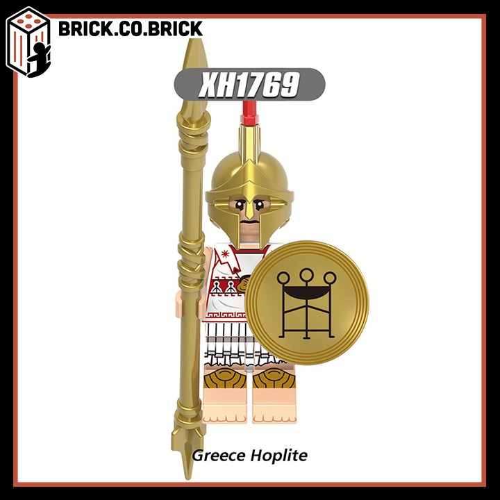 Lính Trung Cổ Đền La Mã Cung Hiệp Sĩ Bàn Tròn Đấu Sĩ Đồ Chơi Lắp Ráp Minifig X0320