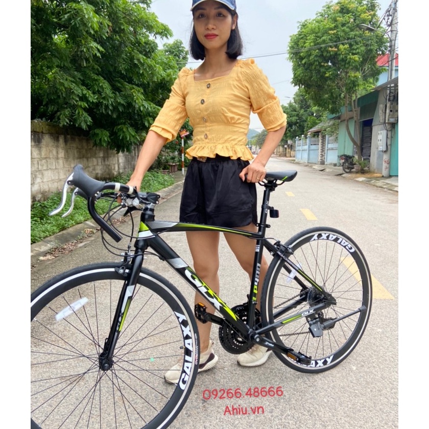 Xe đạp đua xe GALAXY KHUNG NHÔM -CÓ VIDEO  - GALAXY lP 400 size 700cc A HÌU