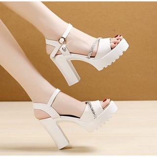 Sandal cg đế thô 1 dây đá cao cấp