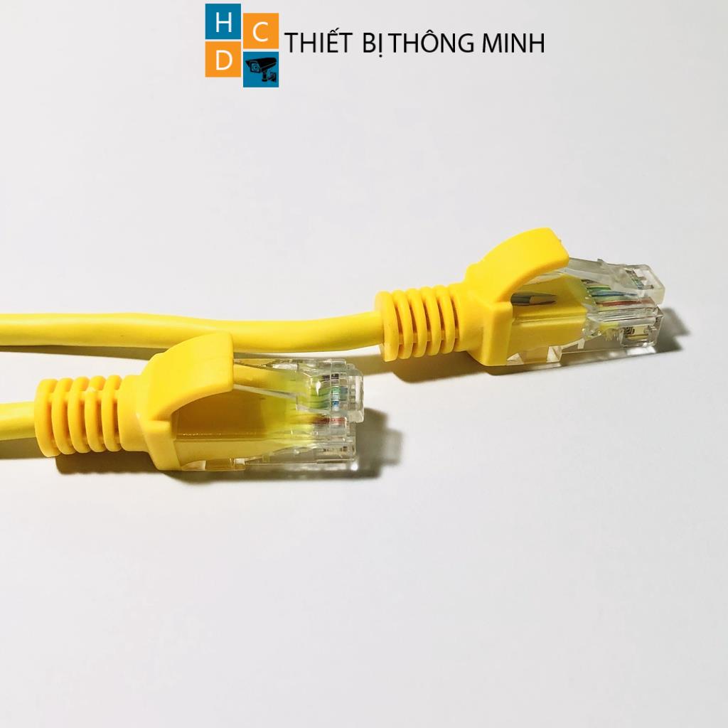 Dây cáp mạng bấm sẵn 1m dùng kết nối internet cho máy tính, camera, mạng wifi