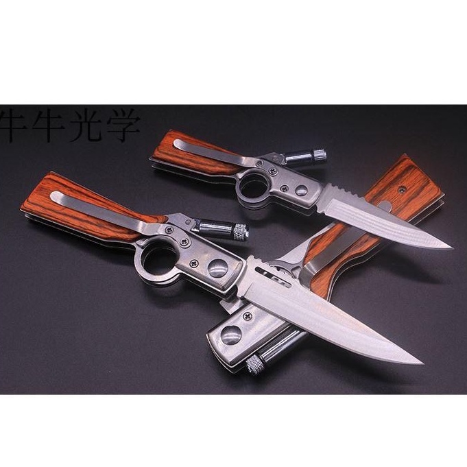 Dao phượt bấm cao cấp mini giá rẻ gấp gọn đa năng có đèn soi sáng