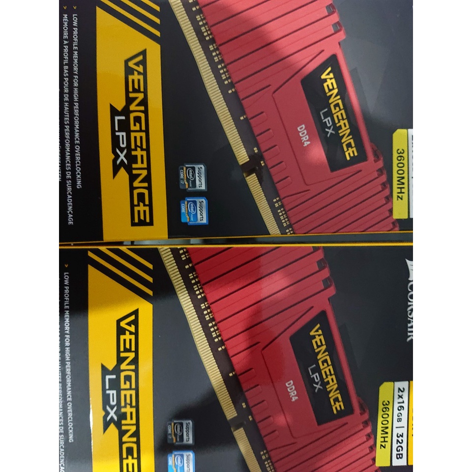 Ram DDR4 Corsair Vengeance LPX 2X16GB 3600 màu đỏ tay chơi, XPG Gammix D30 2x16gb 3200, G.SKILLS TRIDENT Z NEO RGB 16GB