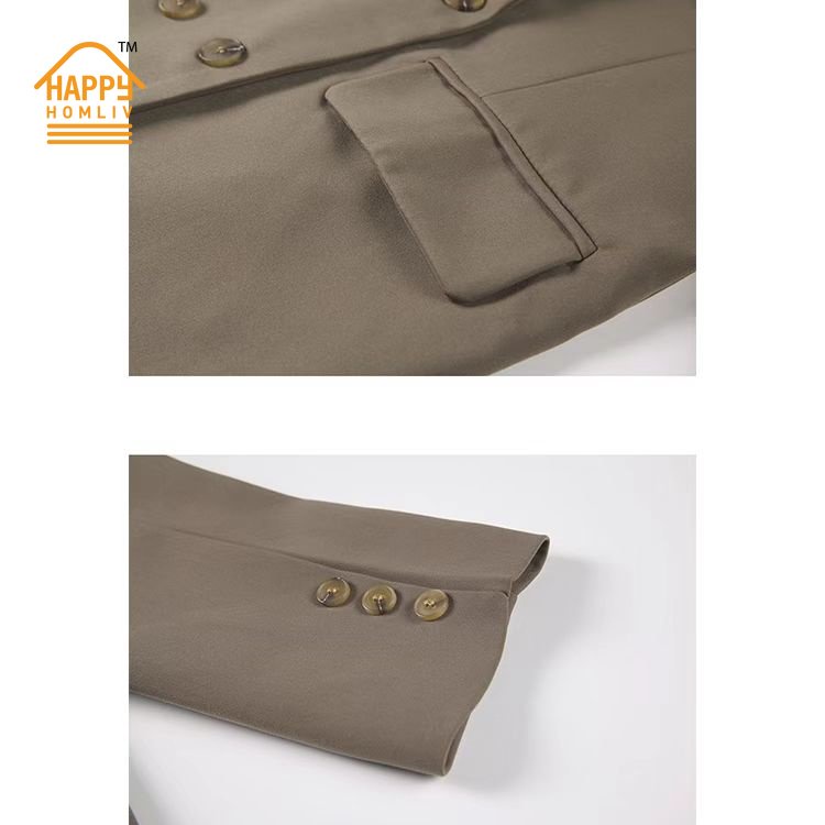 Áo Khoác Vest Dáng Rộng Kiểu Hàn Quốc Thời Trang Cho Nữ