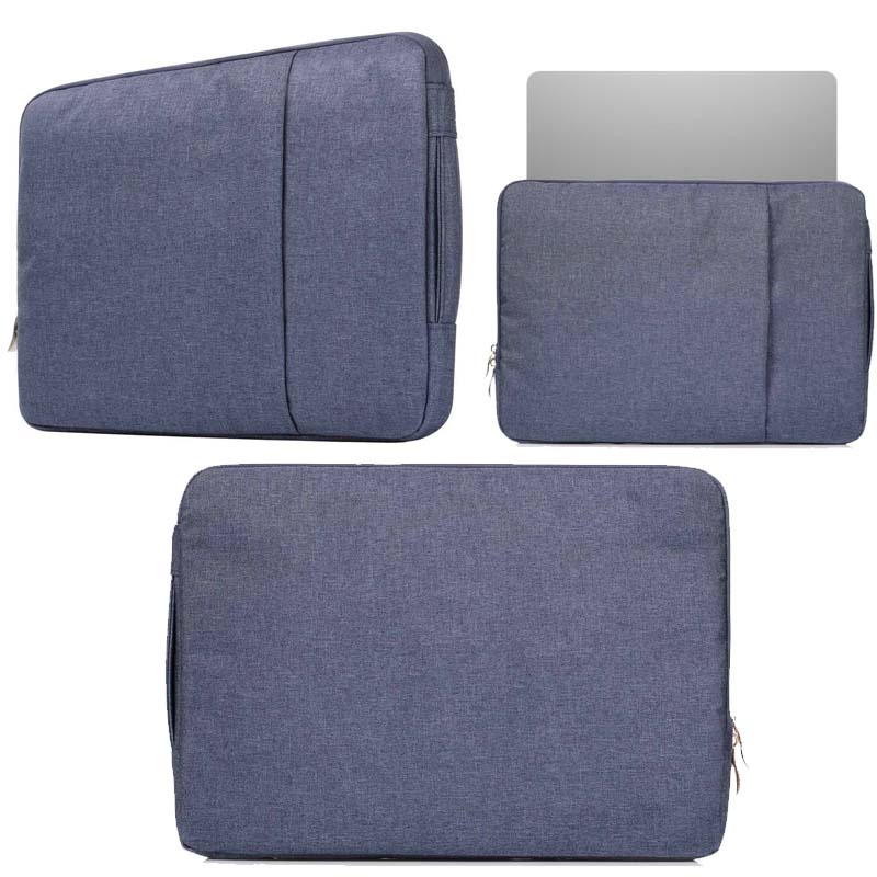Túi Đựng laptop Vải Denim Canvas 11 12 13 14 15 16 inch Chống Sốc Cho ipad Mac book Air Pro M1 A2338 A2179