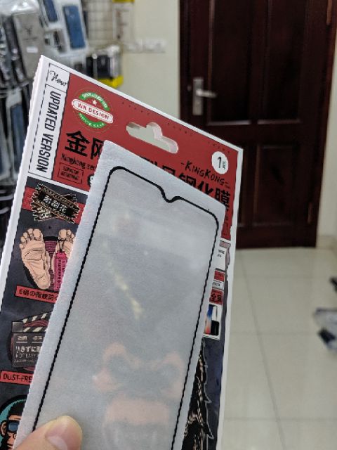 Kính cường lực Xiaomi Redmi Note 8 / Note 7 hiệu KingKong viền mỏng cao cấp