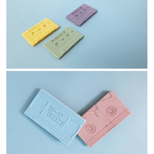 Xà bông dành riêng cho da khô và mụn &lt;Cassette Soap&gt; Mint Peeling Bar Washer 50g (HSD: 22/03/2022)