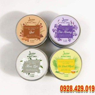 Combo 4 Nến thơm hộp thiếc Leviter