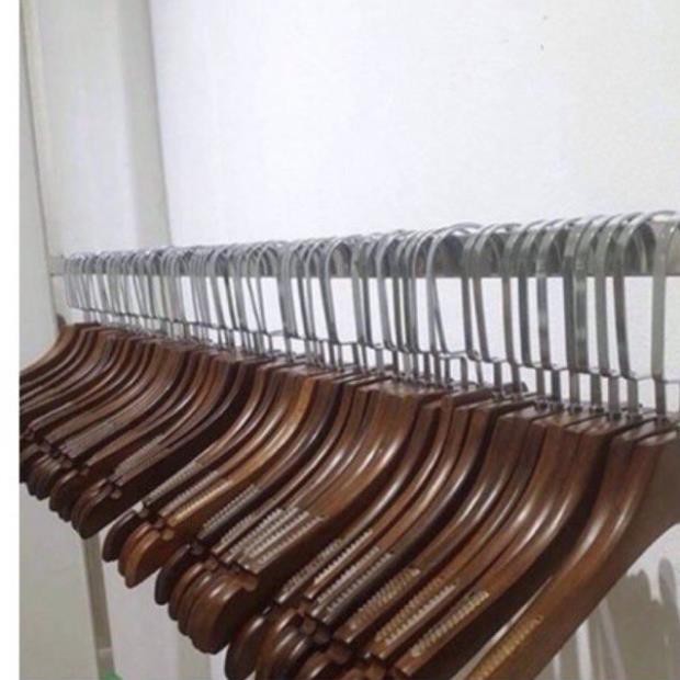 Móc gỗ gụ có đệm - Móc áo gỗ