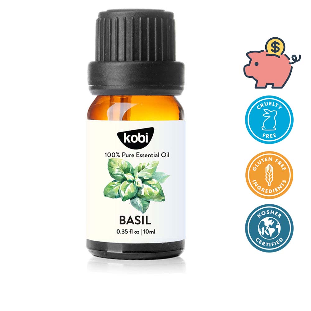 Tinh dầu Húng Quế Kobi Basil essential oil giúp dưỡng tóc, kích thích tiêu hóa - 10ml