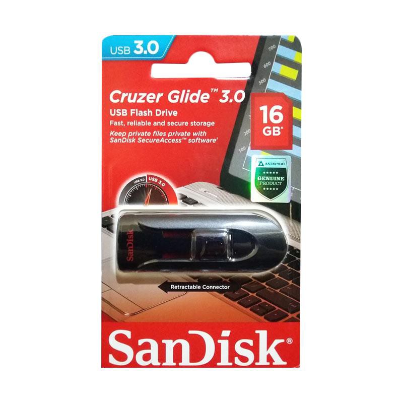 Usb 3.0 Sandisk Cruzer Glide Cz600 16gb Đen