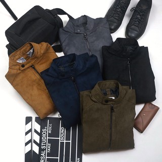 [Mã SKAMLTSM9 giảm 10% đơn 99K] KHOÁC DA LỘN CỔ TRỤ SS2020