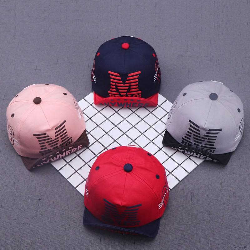 Nón lưỡi trai phong cách Hàn Quốc dễ thương dành cho các bé