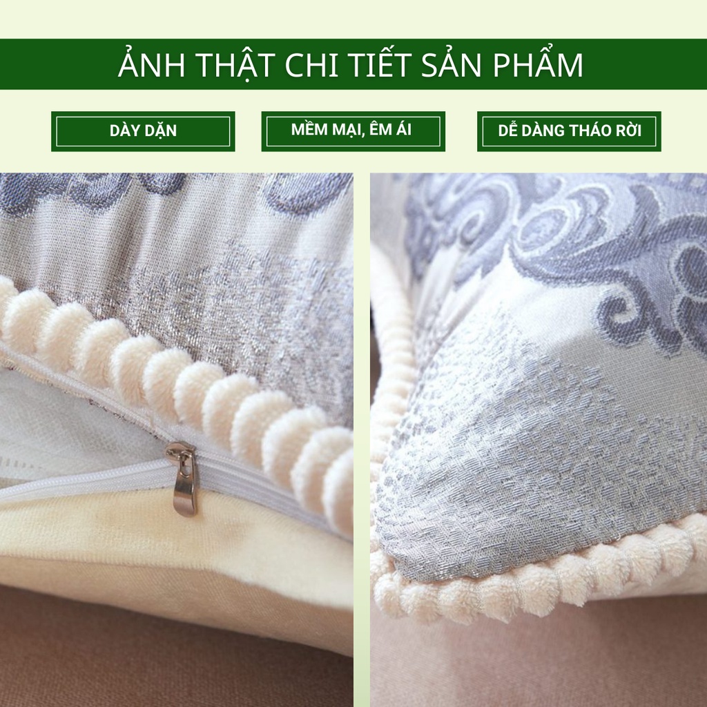 Gối Tựa Sofa HOMIES Phong Cách Tây Âu Trang Trí Sofa, Decor Phòng Khách - Kích Thước 45cm x 45cm