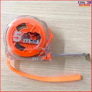 Thước đo dây cuộn lá thép đo tiêu chuẩn 5 mét cao cấp