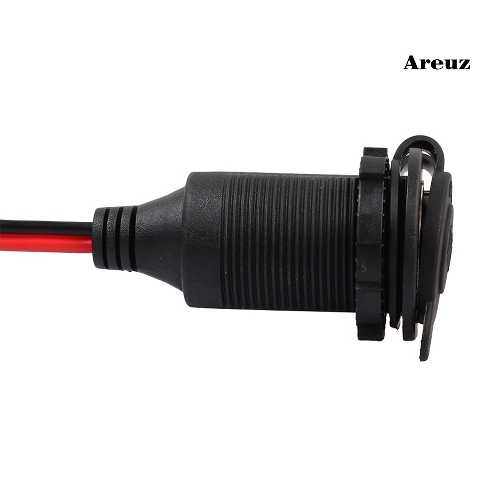 Tẩu Sạc 12V Kèm Dây Cáp Nối Bật Lửa Điện Tiện Dụng