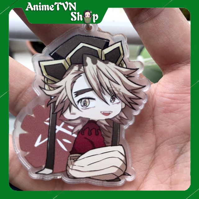 Móc khoá Mica anime Kimetsu No Yaiba (Loại 4 - Thượng quỷ) - Nhựa Cứng Acrylic In 2 mặt sắc nét ( ảnh thật )