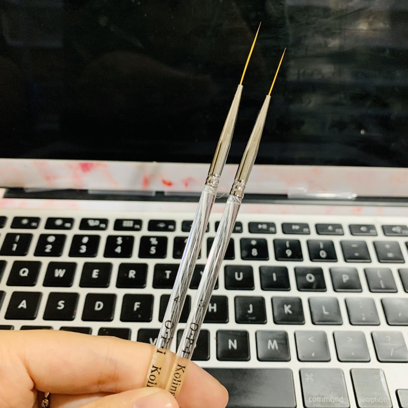 Set 3 cọ râu đủ size chuyên dụng vẽ móng