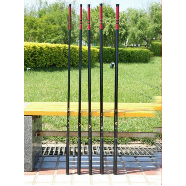 cần câu tay Future 5H.chất liệu carbon xoắn, tặng thêm ngọn phụ chống xoắn