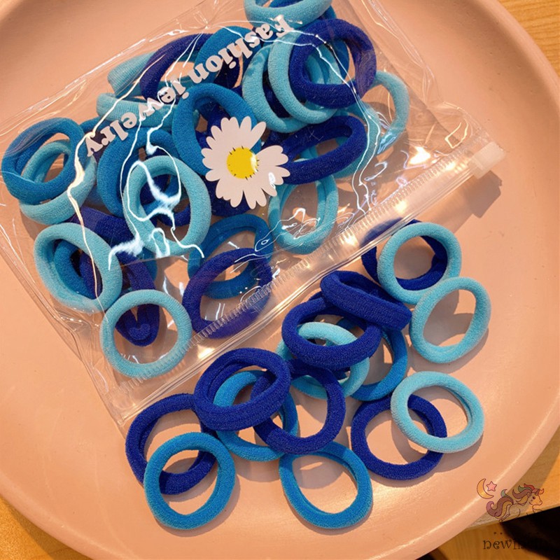 Dây cột tóc màu macaron thời trang Hàn Quốc dễ thương cho bé gái