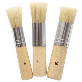Cọ bộ Mont Marte MAA0021 ( Bộ 3 cây cọ Stencil số 6,8,10 )