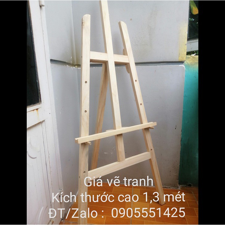 1 Giá vẽ tranh. Giá trưng bày tranh. Giá treo tranh.Giá đỡ tranh. Giá trưng bày bảng hiệu.Giá vẽ gỗ.