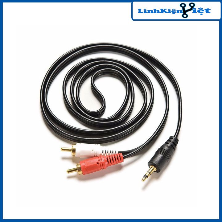 Dây loa 1 đầu 3.5 ra 2 AV dài 1,5m