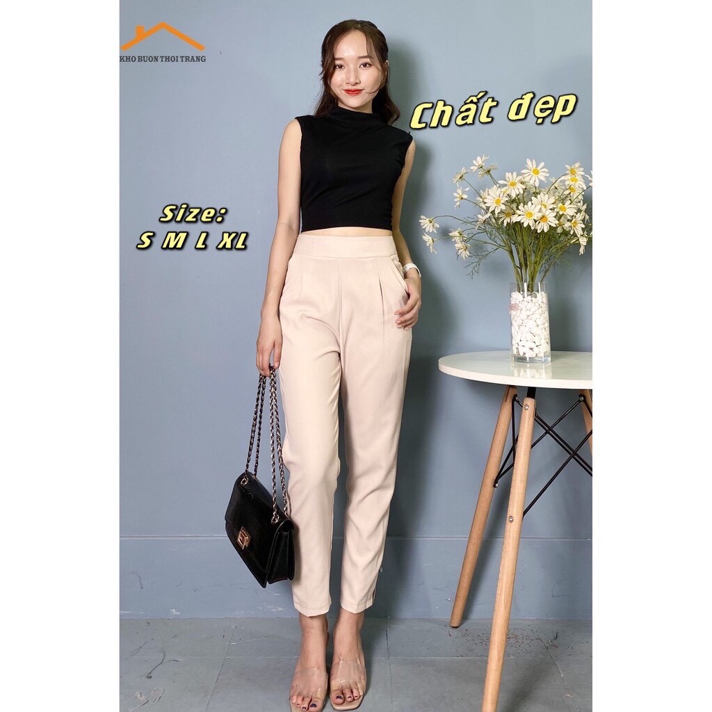 Quần baggy khoá sườn xẻ gấu 024