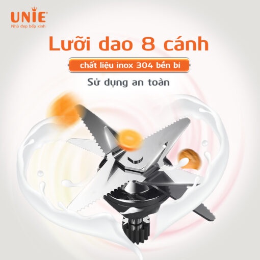 [Mã ELHA22 giảm 6% đơn 300K] Máy làm sữa hạt đa năng UNIE V3, công suất 1800W, dung tích 1.75L