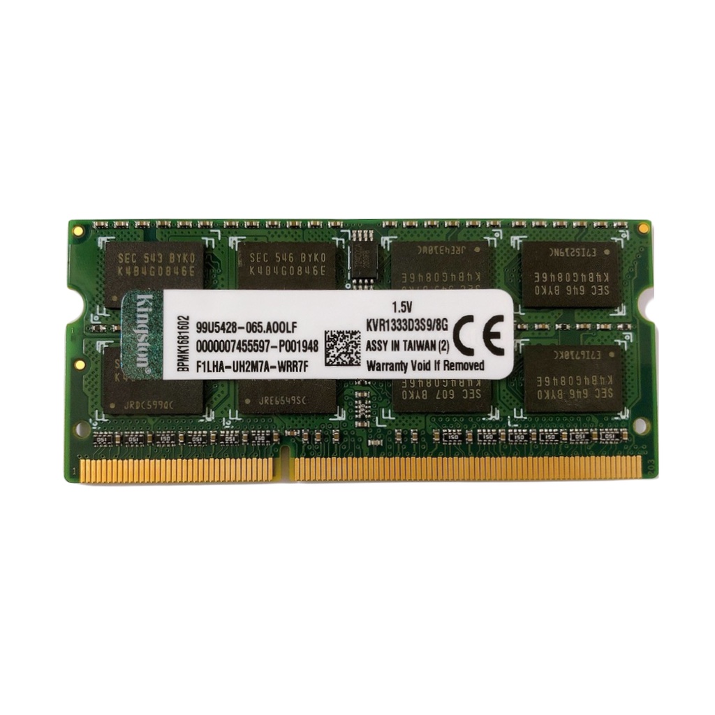 Ram Laptop Kingston 8GB DDR3 1333MHz 1.5V Chính Hãng - Bảo hành 36 tháng