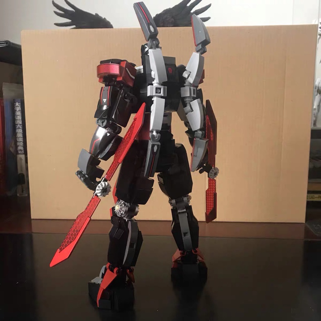 Đồ Chơi Lắp Ráp LEGO Mô Hình Robot Jaeger Dark Wanderer Trong Pacific Rim Mecha B1120
