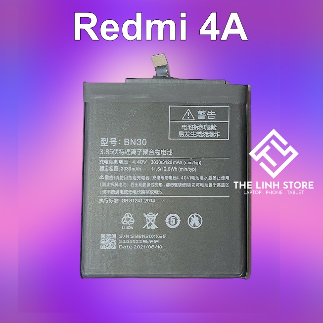 Pin Xiaomi Redmi 4A mã BN30 - 3120mAh