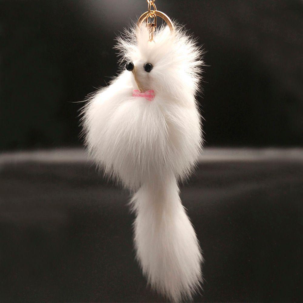 Móc Khóa Điện Thoại / Chìa Khóa Hình Mèo / Thỏ Lông Thỏ Lấp Lánh