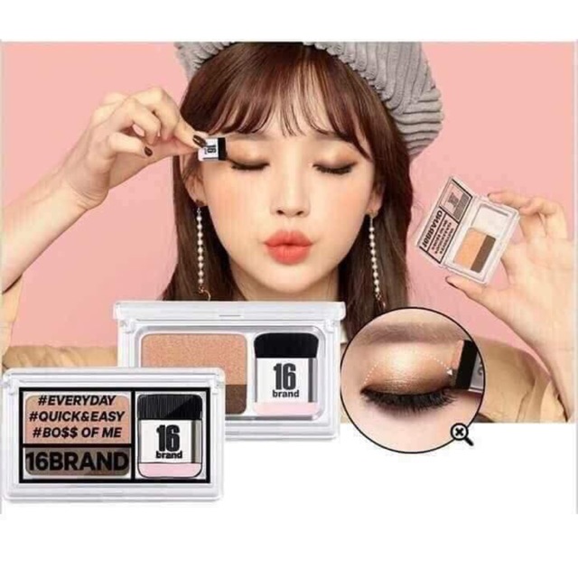Phấn mắt sixteen brand
