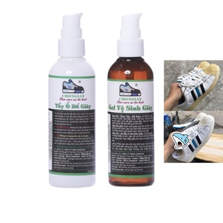 Bộ Chai Tẩy Ố Vàng Đế Giày Chuyên Dụng 100ml Và Dung Dịch Vệ Sinh Làm Sạch Giày 100ml