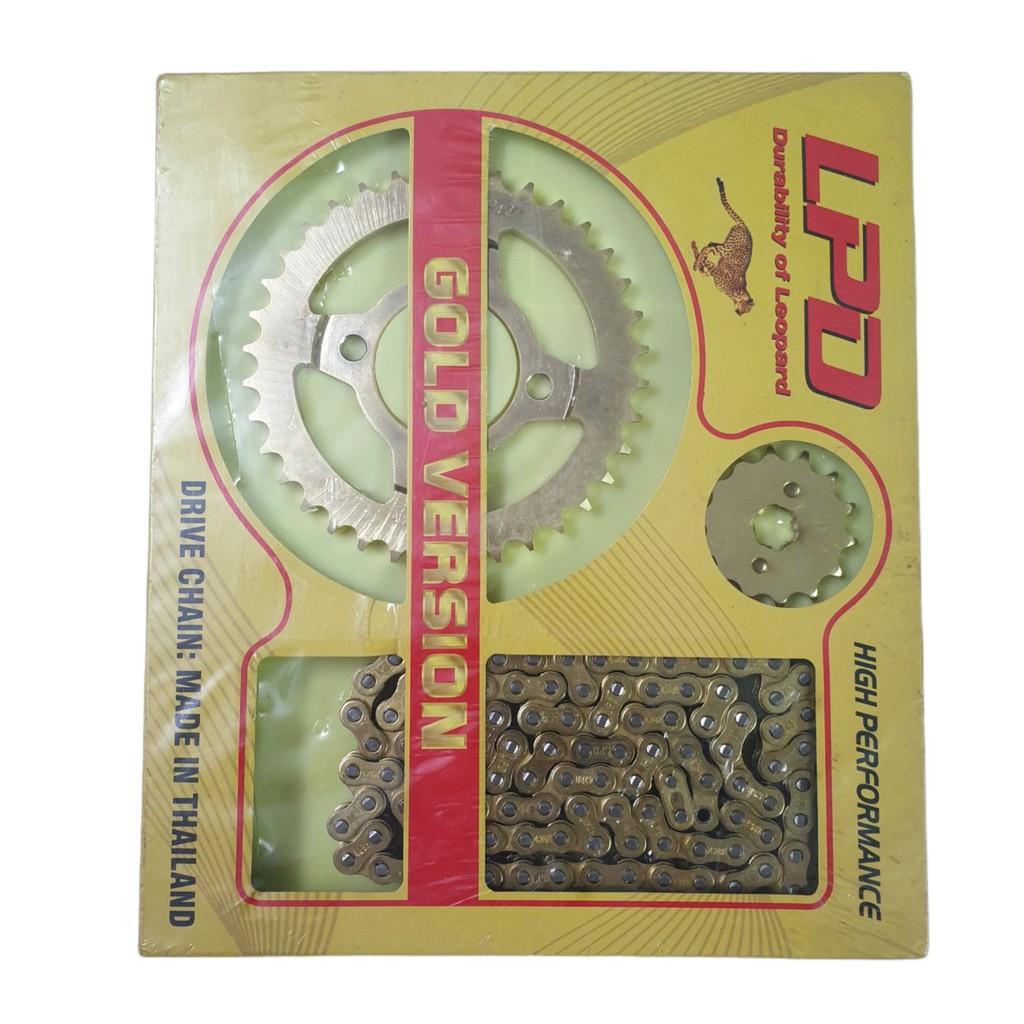 Nhông Sên Dĩa Xe Wave đời đầu - Vàng LPD THÁI LAN  14-36-106L