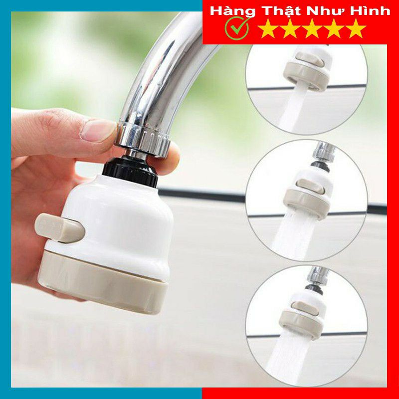 Đầu Lọc Nối Vòi Nước Xoay 360 Độ Có Nút Điều Chỉnh