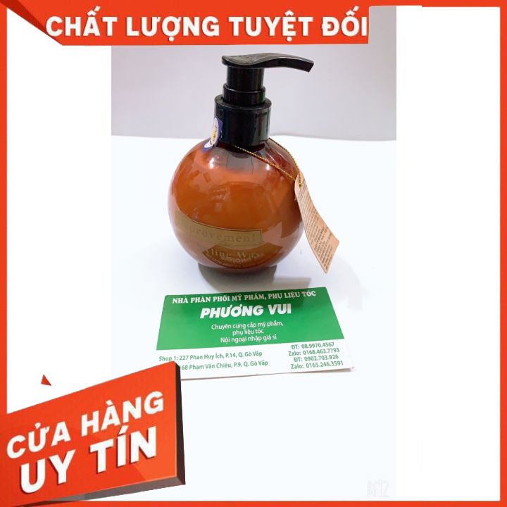 Wax Tạo Kiểu Tóc Lacei Improvement hũ màu nâu  250ml- giữ nếp tóc uấn mềm -vào lọn tự nhiên-không bết -dưỡng tóc chống k