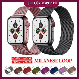 Dây Đồng Hồ Apple Watch 💞FREESHIP💞 Dây Apple Watch Thép Không Gỉ Milanese,Đồng Hồ Thông Minh iWatch Series 5/4/3/2/1