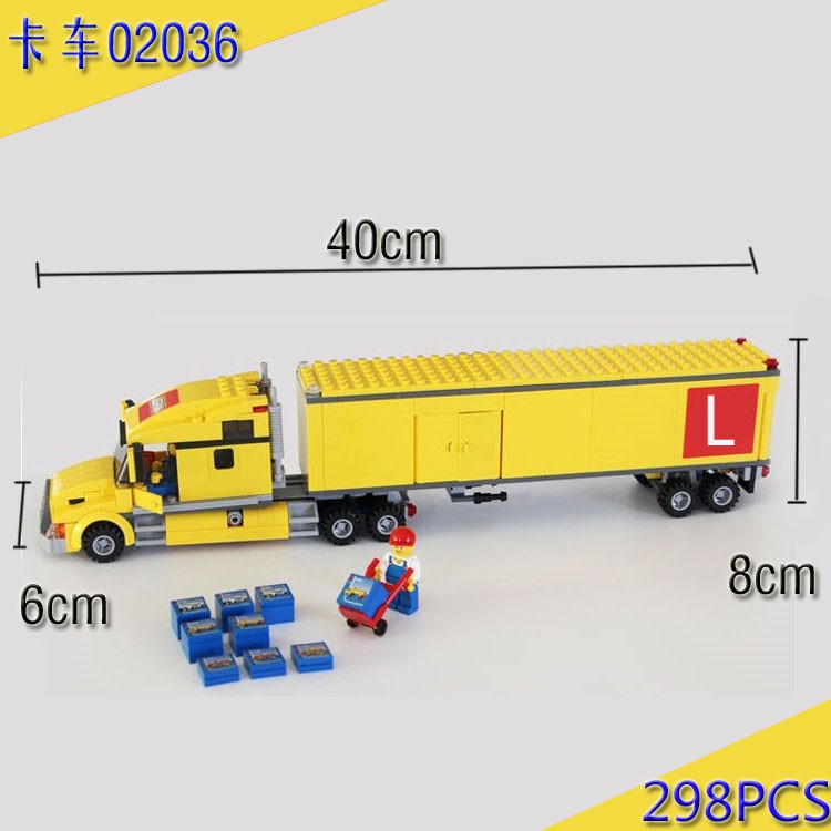 Đồ chơi Lắp ghép Mô hình city Toys R Us City Truck Xếp hình Xe Tải Queen 82026 19068