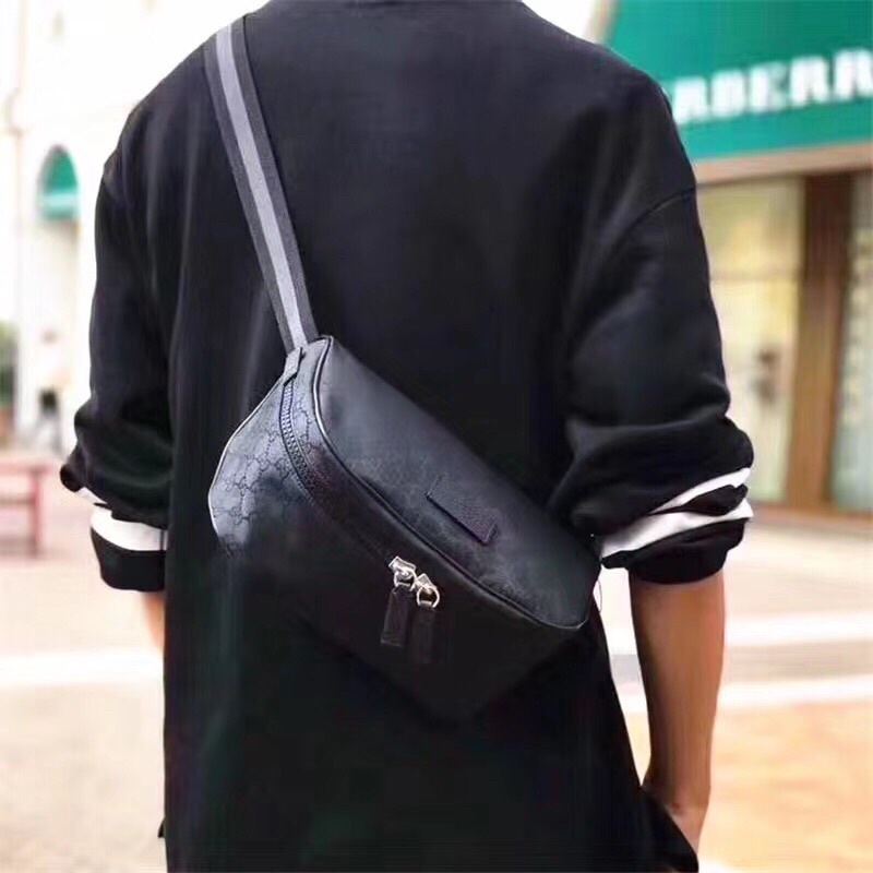 Túi đeo chéo cho nam thương hiệu thời trang cao cấp Gucci GG/GC da thật nhập khẩu