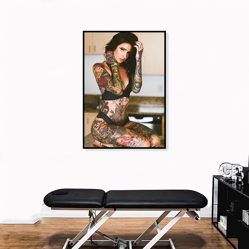 Tranh Hình Xăm - Tranh Tattoo Trang Trí Tiệm Xăm Tattoo