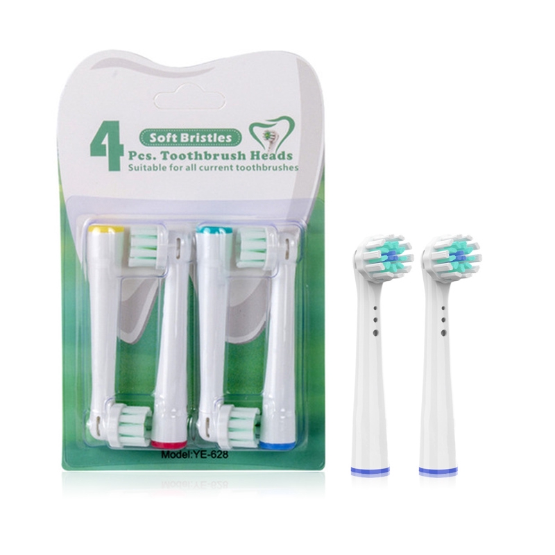 Bộ 4 Đầu Bàn Chải Đánh Răng Điện Mềm Mại Phụ Kiện Cao Cấp Cho Oral B